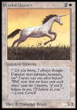 Unicornio perlado